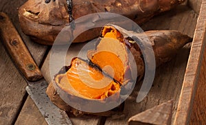 Sweet potatoes photo