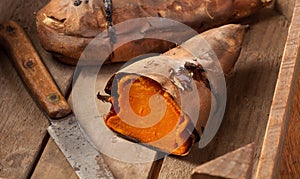 Sweet potatoes photo