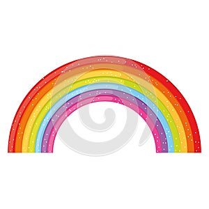 Sweet rainbow Colored rubber ribbon Vector