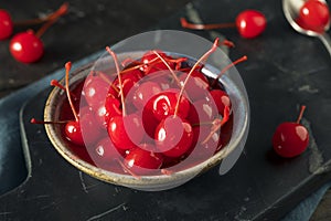 Sweet Red Maraschino Cherries