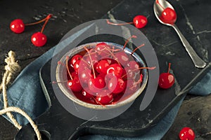 Sweet Red Maraschino Cherries