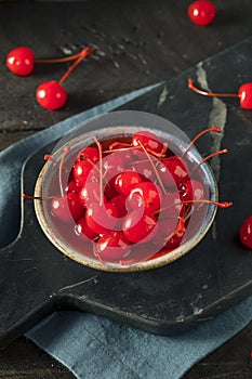 Sweet Red Maraschino Cherries