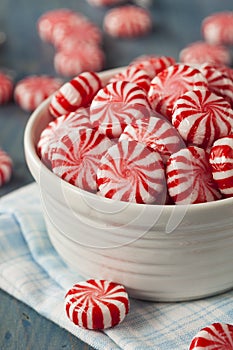Sweet Red and White Peppermint Candy