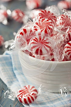 Sweet Red and White Peppermint Candy