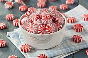 Sweet Red and White Peppermint Candy