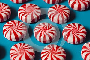 Sweet Red and White Peppermint Candy