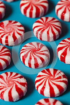 Sweet Red and White Peppermint Candy