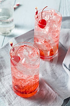 Sweet Refreshing Cherry Cocktail Mocktail