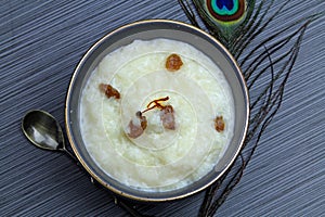 Sweet Rice kheer or pudding