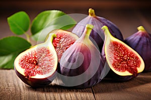 Sweet and Sensational Fresh Figs. AI Generated