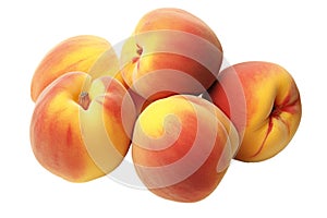 Sweet Serenity: Picture of a Juicy Peach Slice