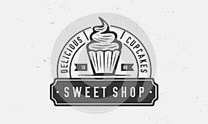 Sweet Shop logo concept.