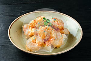 sweet shrimp in batter
