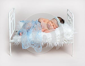 Sweet sleeping newborn baby