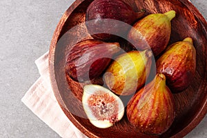 Sweet and soft fruit figs