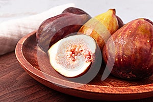 Sweet and soft fruit figs