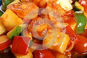 Sweet and sour fried