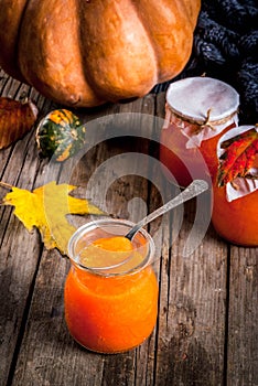 Sweet spicy pumpkin jam