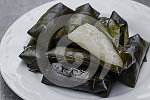 Sweet Sticky Rice Is a Traditional Thai Dessert.