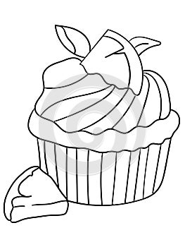 Sweet Treats Coloring Book: Cupcake Delight