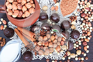 Sweet treats on a table