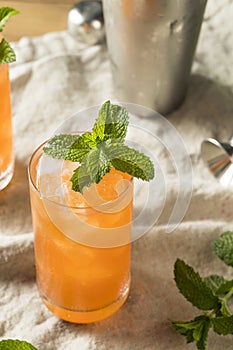Sweet Tropical Zombie Cocktail with Rum