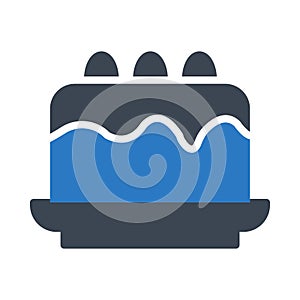 Sweet vector glyph color icon