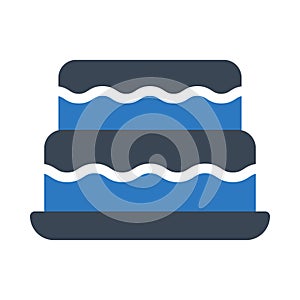 Sweet vector glyph color  icon