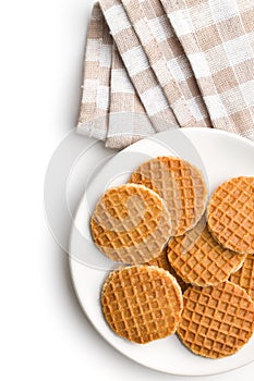 Sweet waffle biscuits