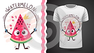 Sweet watermelon - idea for print t-shirt