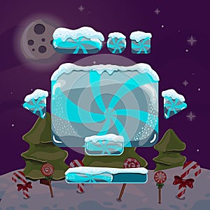 Sweet winter user interface game