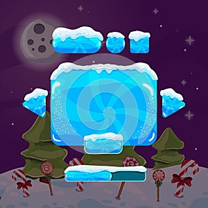 Sweet winter user interface game