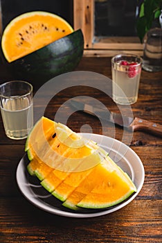 Sweet Yellow Watermelon