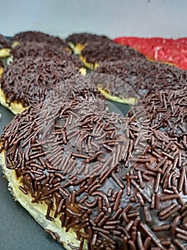 Sweetbuns with choco meises