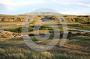 Sweetgrass Hills and Davis Coulee