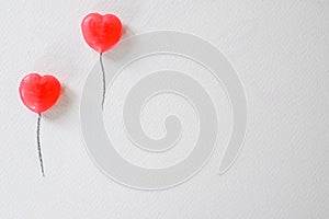 Sweetheart balloon presentation background, Valentine, Wedding