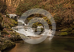 A sweetly cascading waterfall, southeastern Tennessee, USA