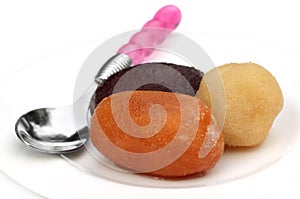 Sweetmeat with spoon