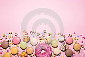Sweets, background, Macaron