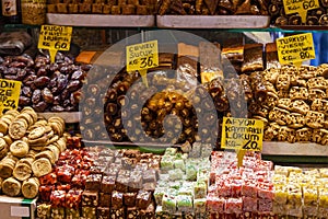 Sweets at the bazaar in Istanbul