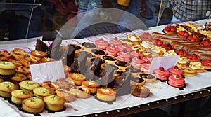 Sweets, Cakes, Muffins on Market