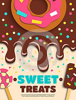 Sweets Desserts Bakery Confectionery Poster