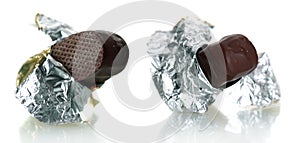 Sweets in a foil