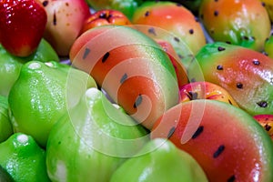 Sweets marzipan photo