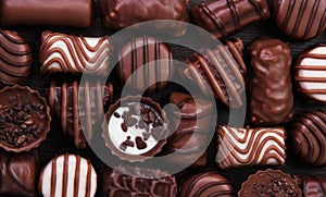 Sweets praline chocolate