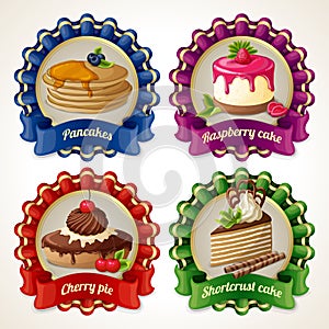 Sweets ribbon banners