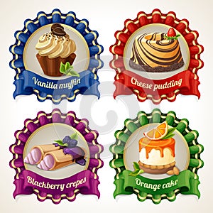 Sweets ribbon banners