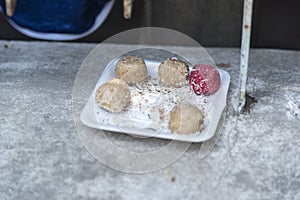 Sweets on a wall Phnom Penh Cambodia