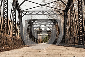Sweetwater River Steel Parker Truss Bridge