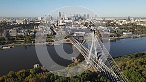 Swietokrzyski Bridge in Warsaw.